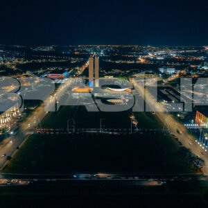 Esplanada dos Ministérios, noturna